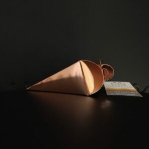 CAIXA CONE TRUFADO ROSE GOLD - 1 UNID