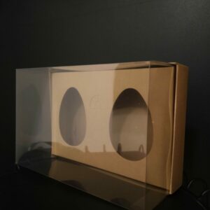 CAIXA P/ 2 OVOS DE COLHER 100 a 150G - 1 UND KRAFT