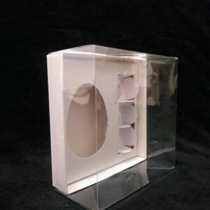 CAIXA P/ OVO DE 150G + 3 DOCES - 1 UNID
